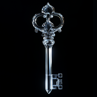 Crystal Key Background