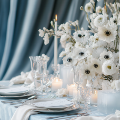 Elegant Wedding Table Setup