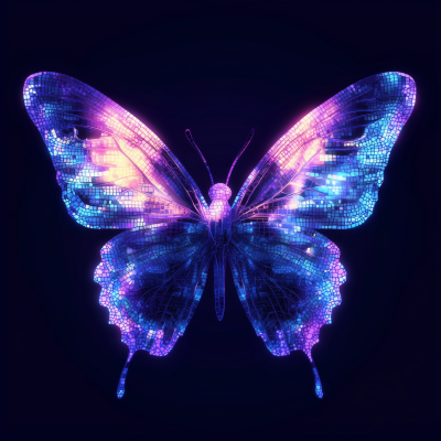 Synthwave Butterfly