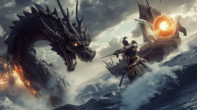 Brave Nobleman vs Dragon