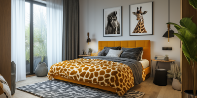 Giraffe Themed Bedroom