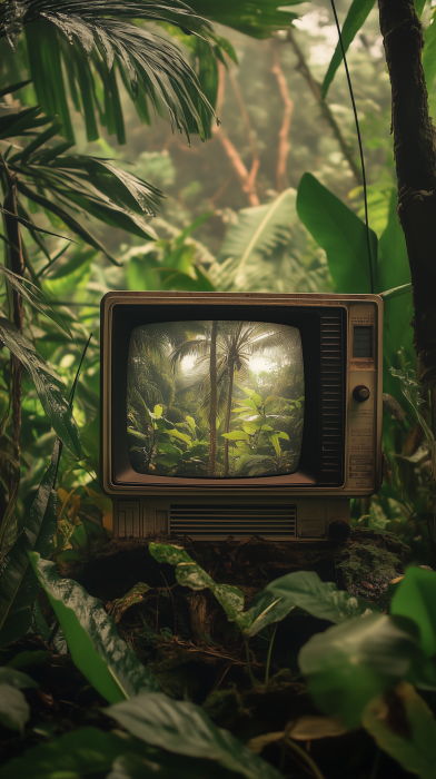 TV in the Jungle