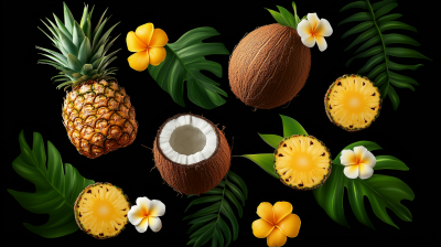 Tropical Fruits and Flowers