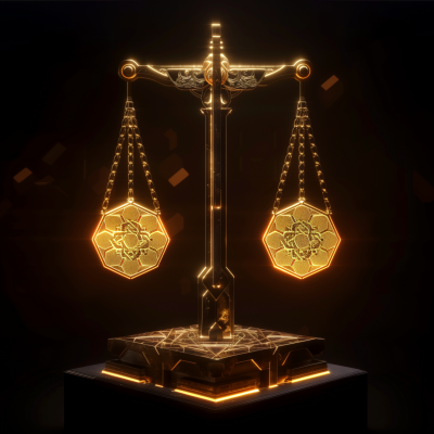 Golden Scale of Justice