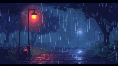 Cyberpunk Night Rain