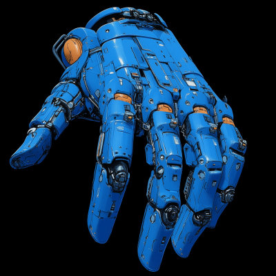 Giant Mechanical Robot Hands