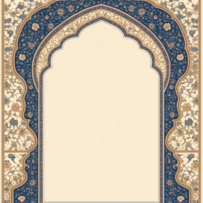 Minimalist Persian Certificate Border