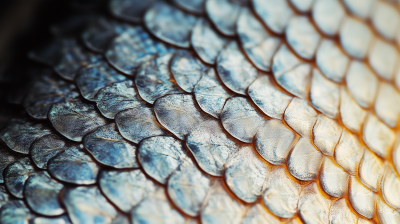 Close-Up of Fish Scales