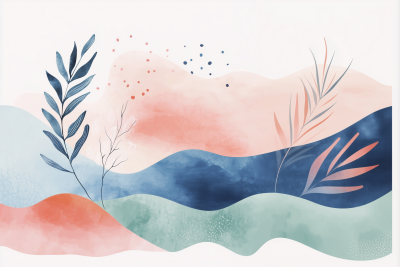 Abstract Nature Drawing