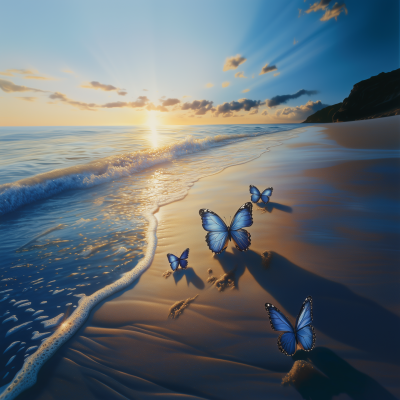 French Beach at Sunset