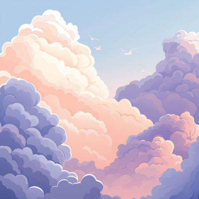 Cloudy Day Illustration