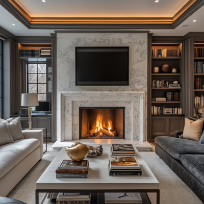 Elegant Family Room