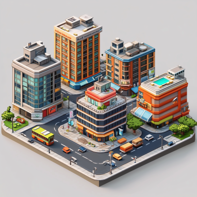 Isometric Cityscape