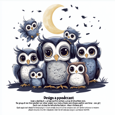 Playful Owl Podcast Logo