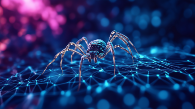 3D Garden Spider Render