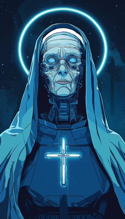 Futuristic Nun