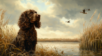 Boykin Spaniel in Wetlands