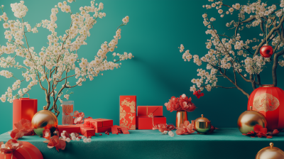 Lunar New Year Celebration Table