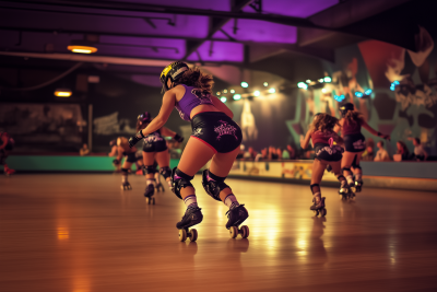 Fast Paced Roller Derby Game