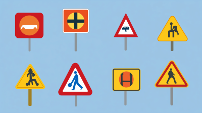 Set of Isolated Traffic Signs