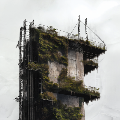 Moss Covered Stage Structure