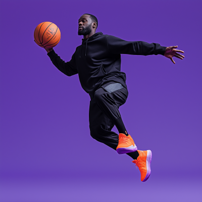 Dynamic Basketball Jump