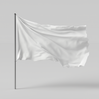 White Flag Mockup