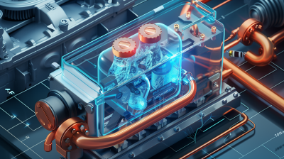 Diesel Engine Cutaway Illustration