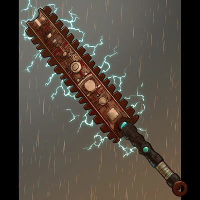 Mayan Macuahuitl Art