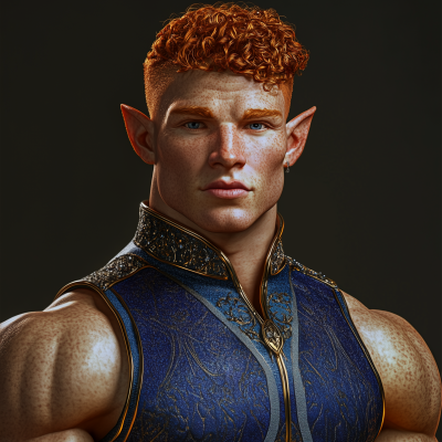 Muscular Wood Elf