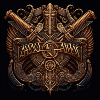 Steampunk Guns Logo Design
