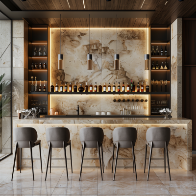 Modern Luxury Home Bar