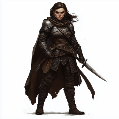 Dwarven Thief in Leather Armor