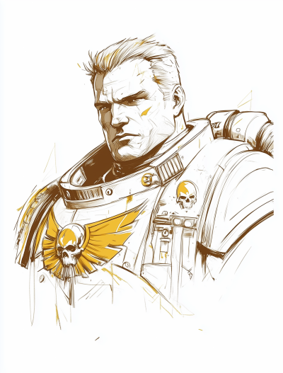 Space Marine Sketch
