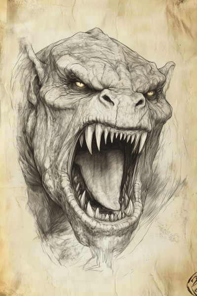 Troll Monster Portrait
