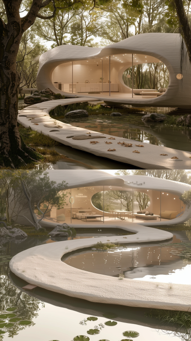 Innovative Serene Living Space