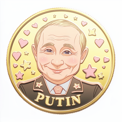 Cute Gold Coin Illustration