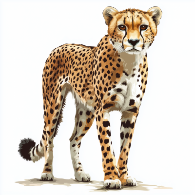 Cheetah Illustration