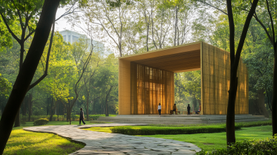 Minimalist Bamboo Hermitage