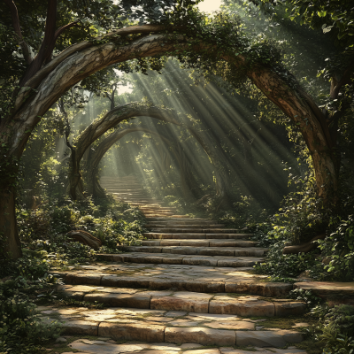 Mystical Forest Entrance