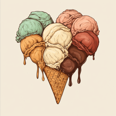 Melting Heart Ice Cream