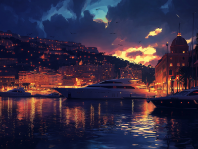 Monaco at Night