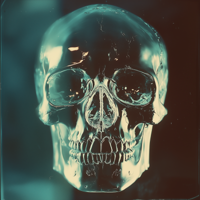 Transparent Glass Skull