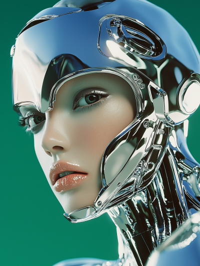 Biotech Fashion Portrait
