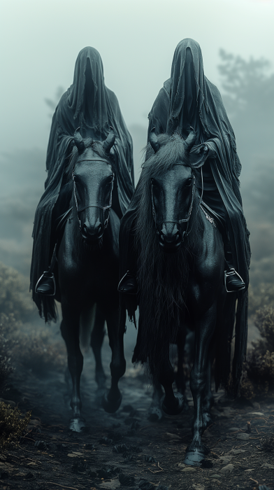 Ring Wraiths on Demonic Horses