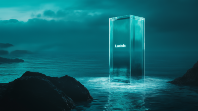 Acrylic Monolith in Seafoam