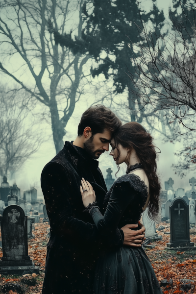 Embrace in the Graveyard