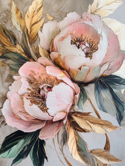 Elegant Peonies