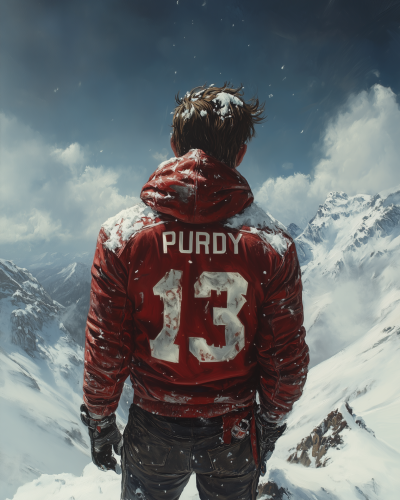Brock Purdy in the Snow
