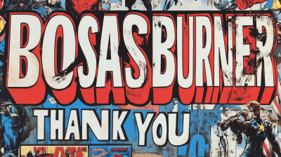 Bosasburner Thank You Sticker